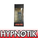HYPNOTIK 5.5 INCH MARLEY CURVES GLASS SPOON PIPE, WHITE & BLUE