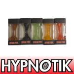 HYPNOTIK 5.5 INCH INSIDE SPIRAL GLASS SPOON PIPE, NEON YELLOW - Image 2