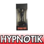 HYPNOTIK 5.5 INCH BUMP DE BUMP GLASS SPOON PIPE, BLACK