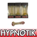 HYPNOTIK 5.5 INCH INSIDE SPIRAL GLASS SPOON PIPE, RED - Image 3