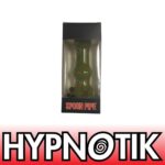 HYPNOTIK 5.5 INCH MARY JANE'S SPIRAL GLASS SPOON PIPE, GREEN
