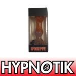 HYPNOTIK 5.5 INCH MARY JANE'S SPIRAL GLASS SPOON PIPE, ORANGE