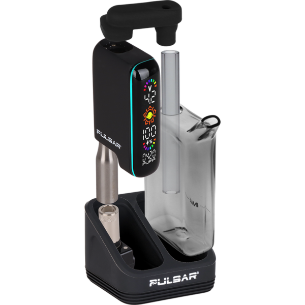 PULSAR 510 DL 5.0 BUBBLER DAB KIT WITH WAX ATOMIZER, BLACK - Image 7