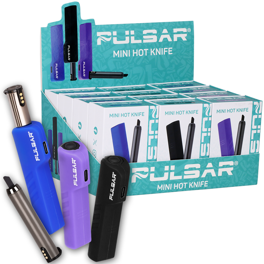 pulsar-mini-hot-knife-lead DISPLAY OF 12 PULSAR MINI HOT KNIVES - Image 1