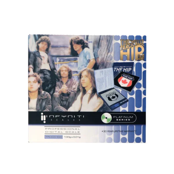 INFYNITI 100 GRAM DOUBLE DIGIT THE TRAGICALLY HIP CANADA FLAG CD STYLE SCALE - Image 3