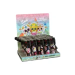 DISPLAY OF 15 SOUL DOUBLE FLAME TORCHES, SUGAR SKULL