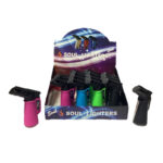 DISPLAY OF 16 SOUL EASY GRIP MINI TORCHES, RETRO NEON