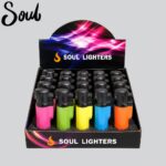 DISPLAY OF 20 MINI PEN TORCH WITH POP UP LID