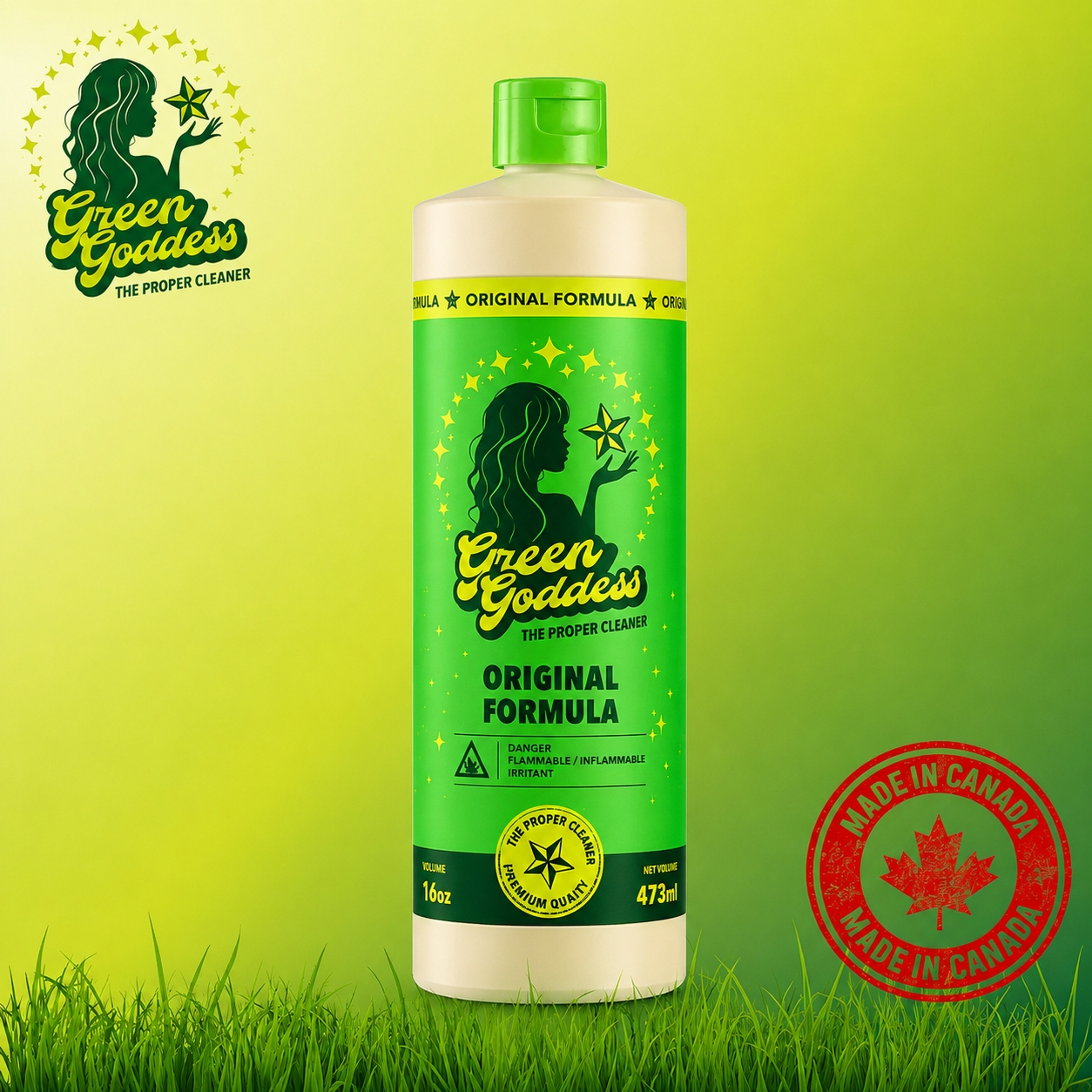 GREEN-GODDESS-ORIGINAL-16-OZ-CLEANER-SINGLE-BOTTLE (1) BOX OF 16 GREEN GODDESS ORIGINAL 16 OZ CLEANER - Image 1