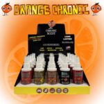 DISPLAY OF 20 ORANGE CHRONIC 2 OZ SPRAY BOTTLES