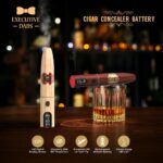 DISPLAY OF 10 EXECUTIVE DABS E-CIGAR BATTERIES, NATURAL CEDAR - Image 2