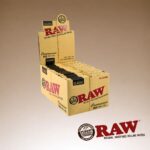 RAW CLASSIC CONNOISSEUR SINGLE  WIDE PAPERS WITH TIPS