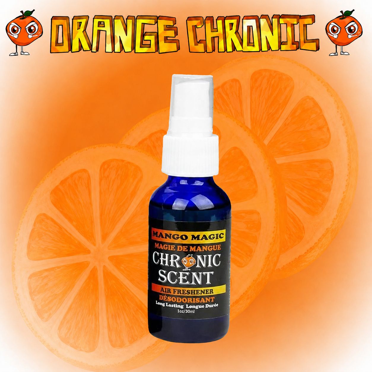 ORANGE CHRONIC 1 OZ MANGO MAGIC CONCENTRATED SPRAY, SINGLE BOTTLE