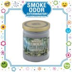 SMOKE ODOR EXTERMINATOR CANDLE, 13 OZ, WHITE TIMBER