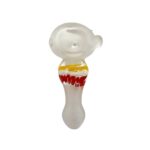 3.25 INCH FROSTED RASTA PIPE