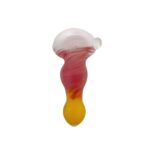 3.25 INCH FROSTED TRIANGLE RASTA PIPE - Image 2