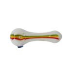 4.25 INCH WHITE PIPE WITH RASTA LINE - Image 2