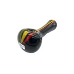 4.25 INCH BLACK PIPE WITH RASTA LINE - Image 2