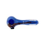 4 INCH BLUE SQUARE NECK PIPE WITH ROPE DESIGN