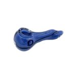 4 INCH BLUE TWISTED PIPE WITH ROPE DESIGN