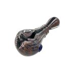 4 INCH PURPLE BIG HEAD PIPE WITH COMPLETE WRAP AROUND