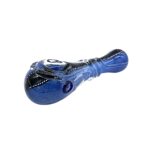 4 INCH BLUE BIG HEAD PIPE WITH COMPLETE WRAP AROUND