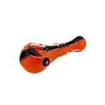4 INCH ORANGE BIG HEAD PIPE WITH COMPLETE WRAP AROUND