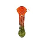 4 INCH GREEN & ORANGE INSIDE SPIRAL PIPE - Image 2