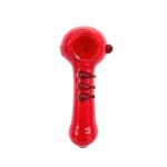 4 INCH RED PIPE WITH TRIPLE SWIRL BUMP