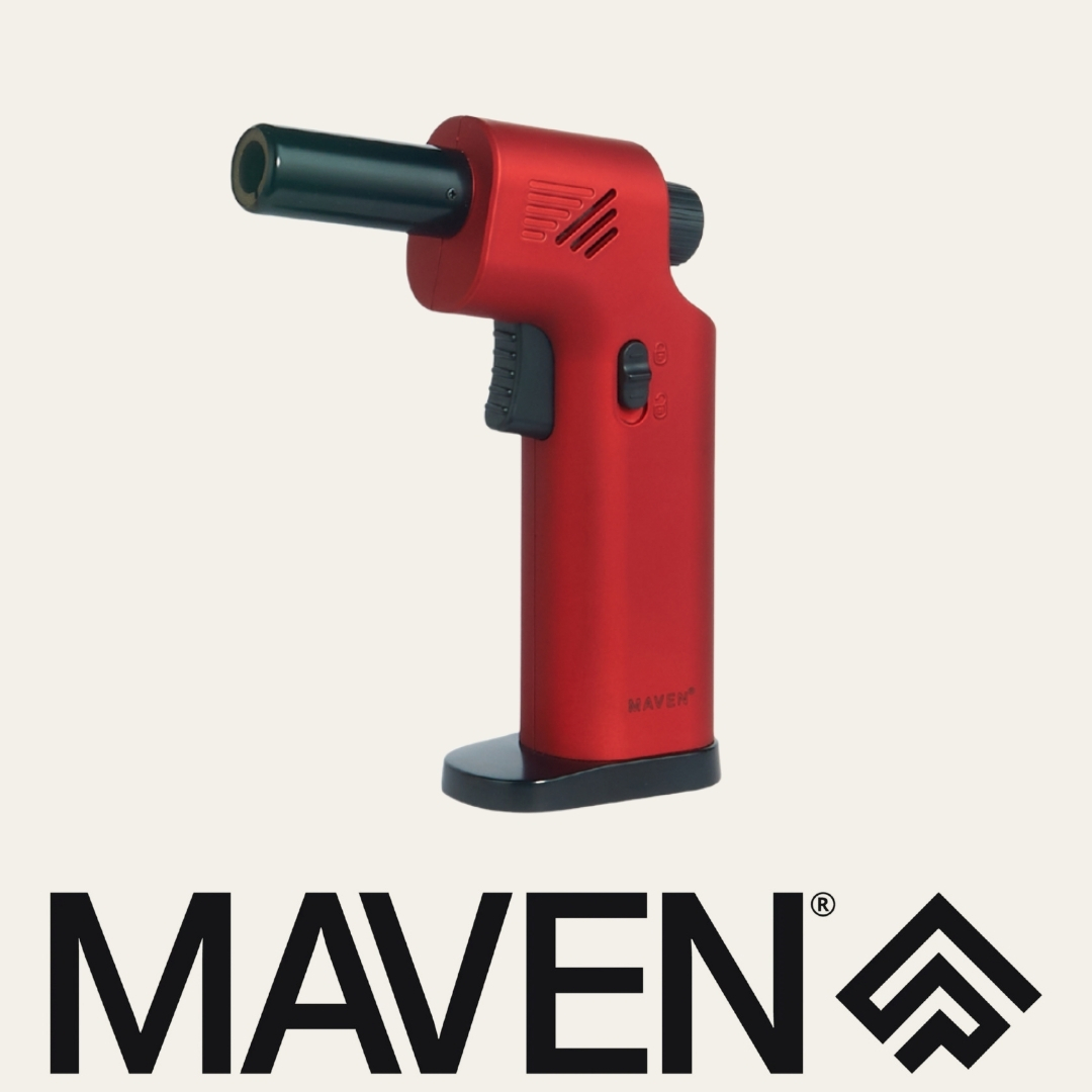 MAV-CYC-RED MAVEN HEAVY DUTY CYCLONE TORCH, RED - Image 1