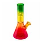8 INCH SPLASH GUARD BONG, RASTA
