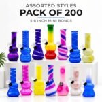 PACK OF 200 5-6 INCH MINI BONG