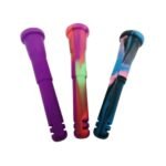 12 PACK OF 3-3.5 INCH SILICONE DOWNSTEMS, SOLD ASSORTED COLORS AND SIZE
