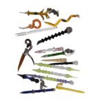 12 PACK OF ASSORTED GLASS DAB TOOLS