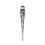 SHINNY GOLD AND DARK BLUE SPIRAL DAB TOOL