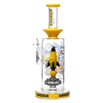 11 INCH CHEECH SPACE MISSION BONG/RIG, YELLOW