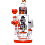 12.5 INCH SPOOKY SCIENTIST RAINDEER BONG/RIG WITH HANDPIPE - Image 2