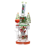 12.5 INCH CHEECH MERRY RAINDEER BONG/RIG WITH HANDPIPE