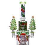 12.5 INCH CHEECH MERRY RAINDEER BONG/RIG WITH HANDPIPE - Image 3