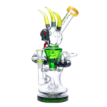 12.5 INCH CHEECH MONSTER CLAW RECYLCER WITH HANDPIPE