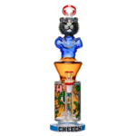 14 INCH CHEECH TIGER DRIP BONG/RIG, AMBER