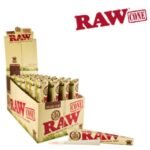 RAW ORGANIC KING SIZE CONES, 32 PACKS OF 3