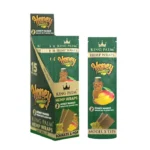DISPLAY OF 15 KING PALM 2 PACK HEMP WRAPS, HONEY MANGO