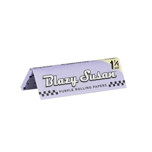BLAZY SUSAN PURPLE 1-1/4 SIZE PAPERS, 50 PACKS OF 50 PAPERS PER BOX - Image 2