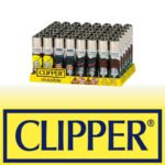 DISPLAY OF 48 CLIPPER LOVE MUSIC 2C LIGHTERS