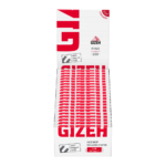 DISPLAY OF 20 PACKS OF GIZEH RED FINE 100 ROLLING PAPERS WITH MAGNETIC CLOSURE