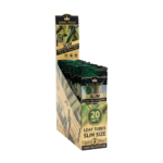DISPLAY OF 20 KING PALM NATURAL 2 PACK SLIM CONES