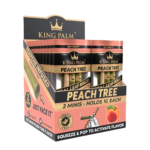 DISPLAY OF 20 KING PALM 2 PACK MINI 1 GRAM CONES, PEACH TREE