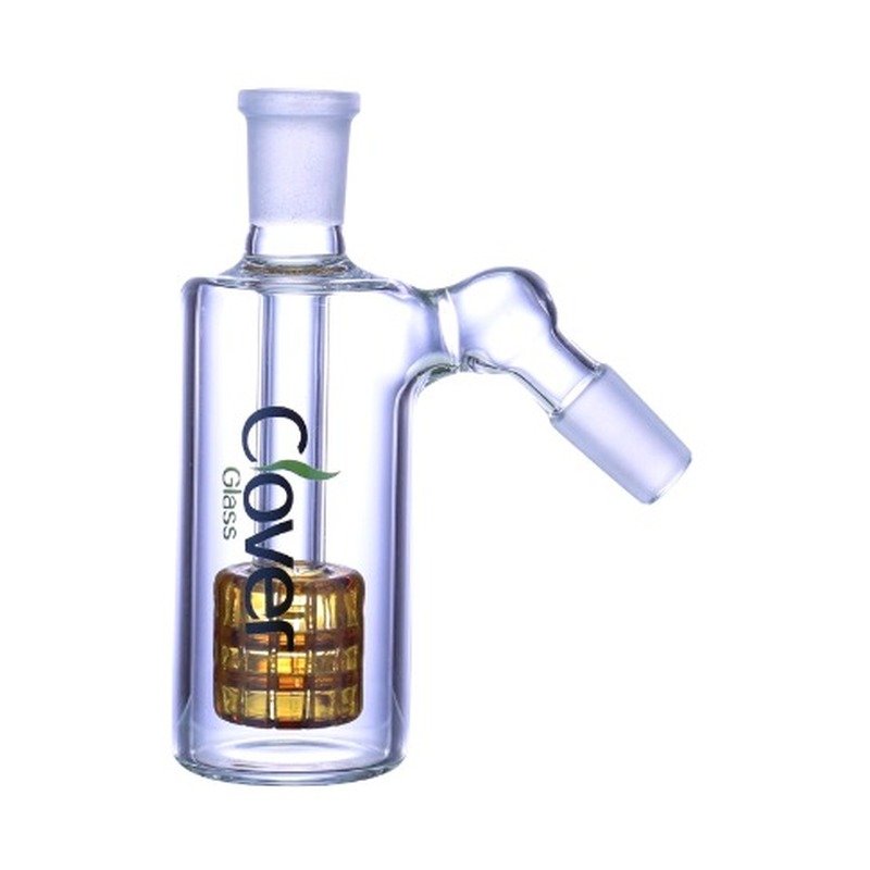 clover-wpg-27-45-gld CLOVER LAYERED HONEYCOMB ASHCATCHER, 45 DEGREE, GOLD - Image 1
