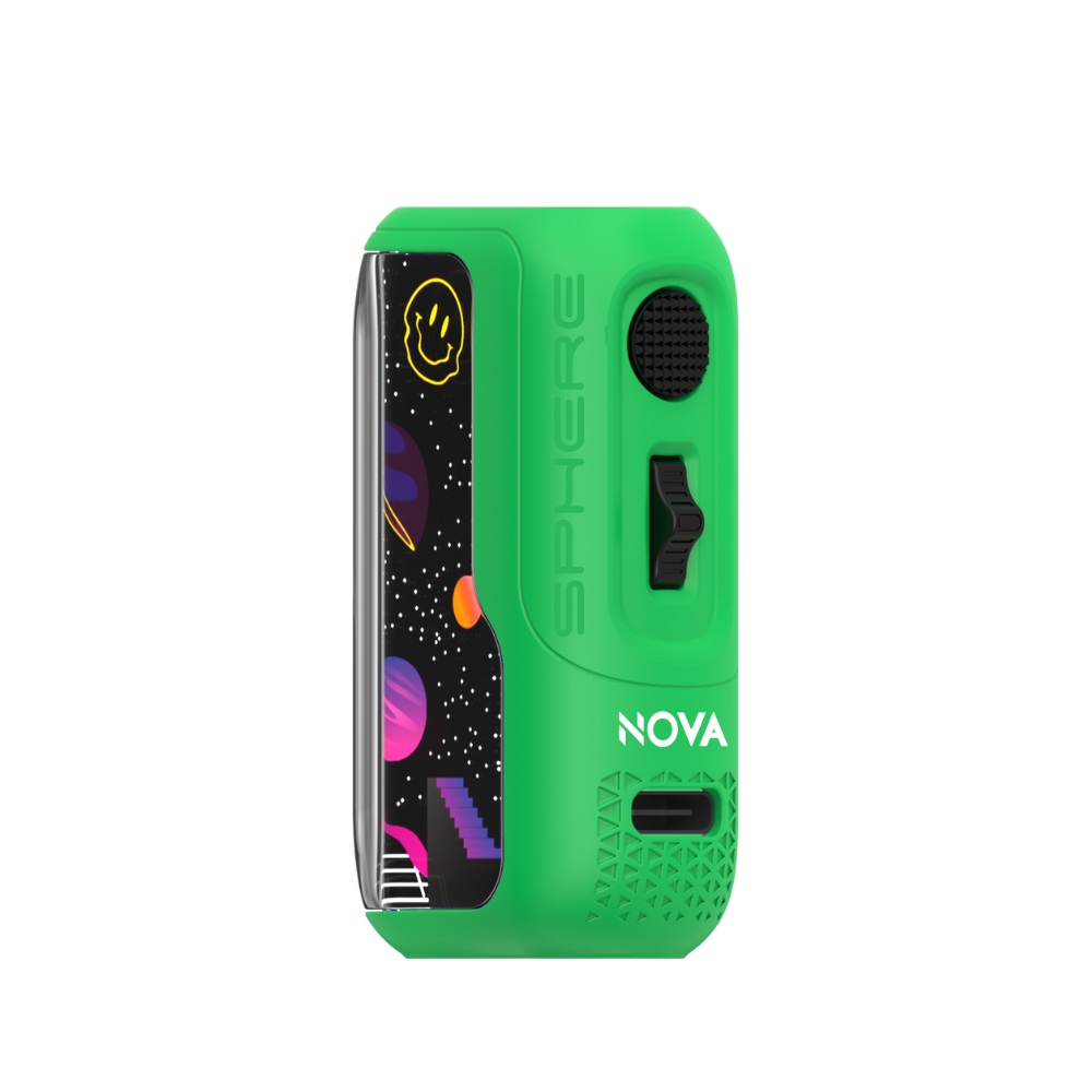 green DISPLAY OF 3 NOVA SHPERE 510 BATTIERIES, GREEN - Image 1